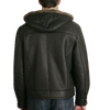 Hooded Sheepskin Shearling Jacket