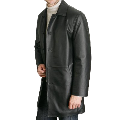 Leather Car Coat