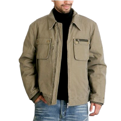 Insulated Zip Front Jacket