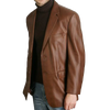 Two-Button Lambskin Leather