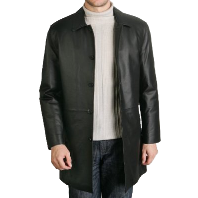 Leather Car Coat