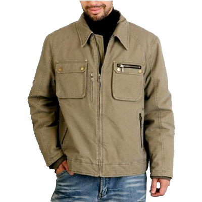 Insulated Zip Front Jacket