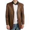 Three-Button Lambskin Leather