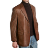 Two-Button Lambskin Leather